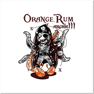 Orange Rum Posters and Art